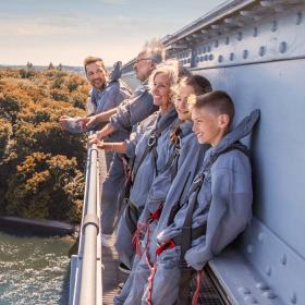 bridgewalking-oplevelse på Lillebæltsbroen i Fredericia